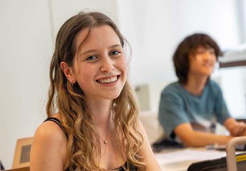 An IBWISE student smiling
